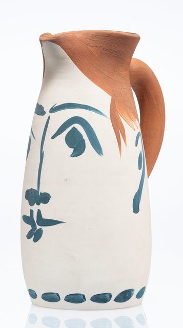 Pablo Picasso, ‘Chope Visage’, 1959, Terre de faïence pitcher, painted in colors and glazed, Heritage Auctions