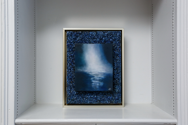 Arica Hilton, ‘Reflet’, 2020, Mixed Media, Mixed Media Oil on Canvas with Recycled Plastic, Hilton Asmus