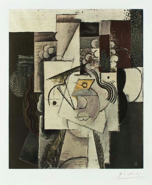 Pablo Picasso, ‘Tete de jeune fille au chapeau garni de raisins’, 1913, Galerie Céline Moine & LGFA