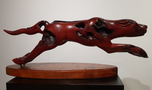 Carl Roberts, ‘Fetch ’, Sculpture, Wood, The Melrose Gallery