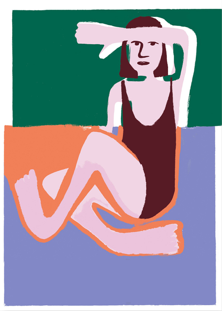 Coline Marotta, ‘I Hope I Am Not Too Lazy to Become a Painter’, 2018, Print, Silkscreen print, V1 Gallery