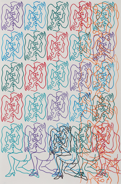 Carlos Amorales, ‘Orgía de Narcisos 9’, 2019, Galeria Solo / Eva Albarran & Christian Bourdais