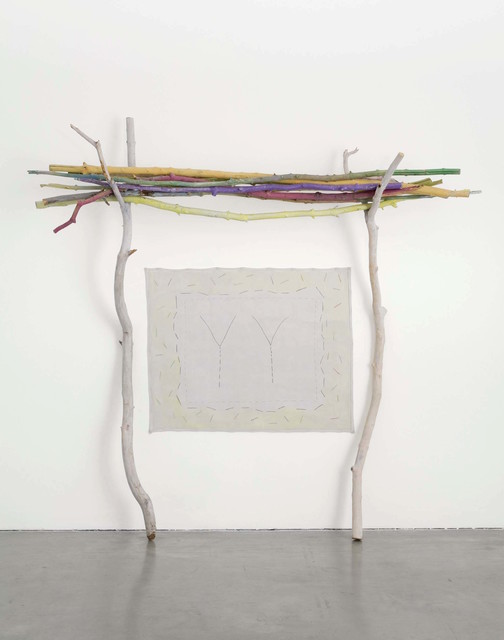 Ree Morton, ‘Untitled’, 1971-1973, Installation, Wood painted with pastel and acylic, drawing on canvas, Museo Reina Sofía