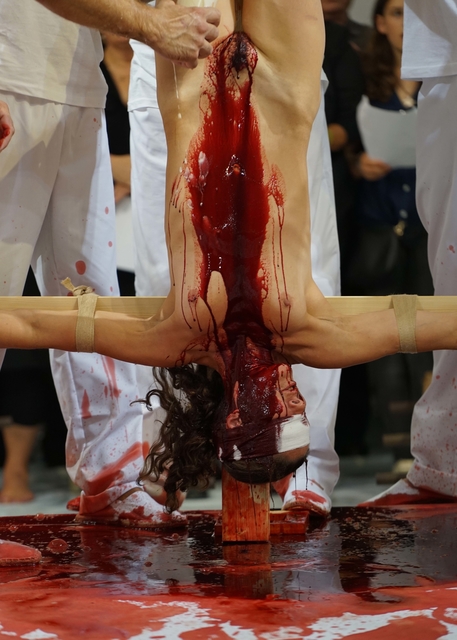 Hermann Nitsch, ‘155. Aktion, 1.9.2018, Nitsch Museum Mistelbach, Fotograf: Reinhard Ehn’, 2018, Galerie Elisabeth & Klaus Thoman
