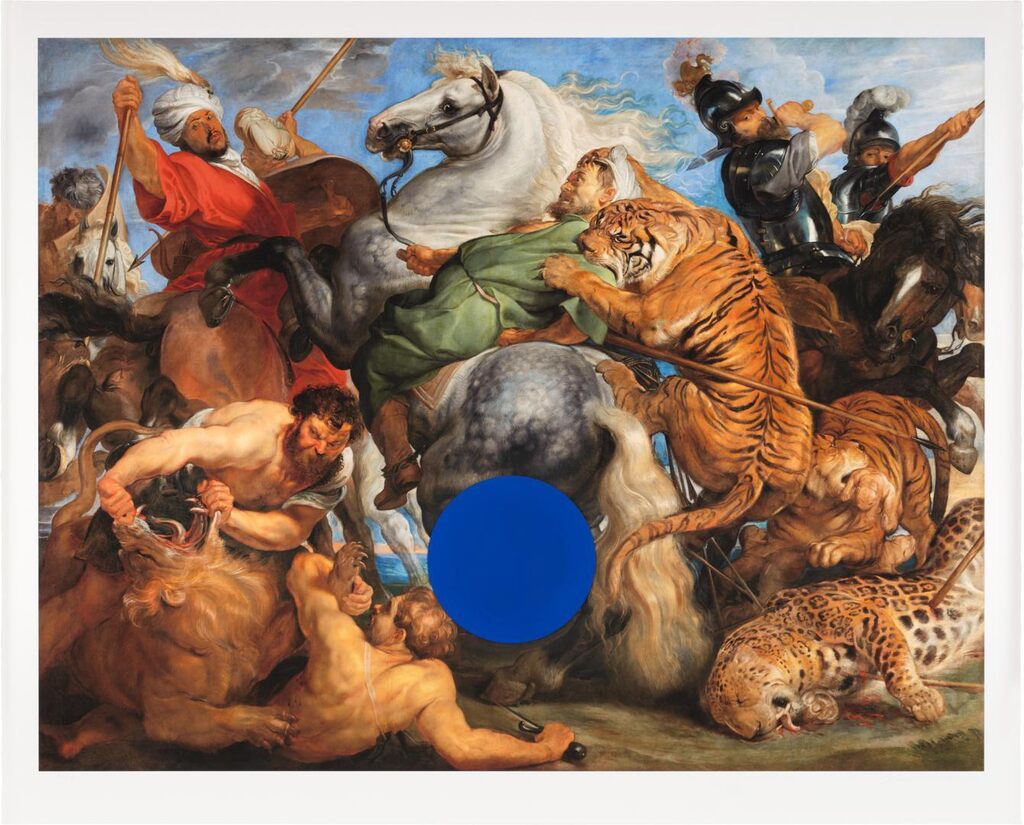 Jeff Koons - Gazing Ball (Rubens Tiger Hunt)