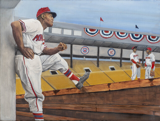 Margie Lawrence, Hank Aaron, Ted Williams, Stan Musial, Willie Mays (2013), Available for Sale