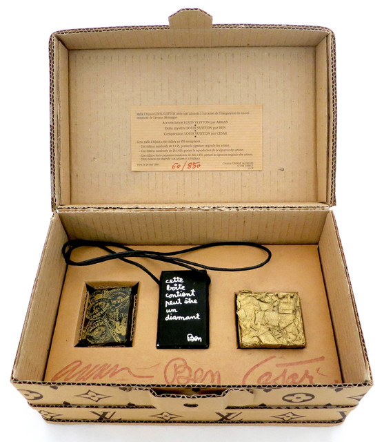 Ben Vautier, ‘Arman - Ben - Cesar, Malle A Bijoux Louis Vuitton (Louis Vuitton Jewelry Box) ’, 1989, Alternate Projects