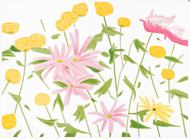 Alex Katz, ‘Spring Flowers’, 2017, Gregg Shienbaum Fine Art