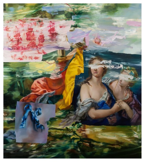 Simon Casson, ‘Zart and Vair’, 2018, Painting, Huile sur toile / Oil on canvas, Galerie de Bellefeuille