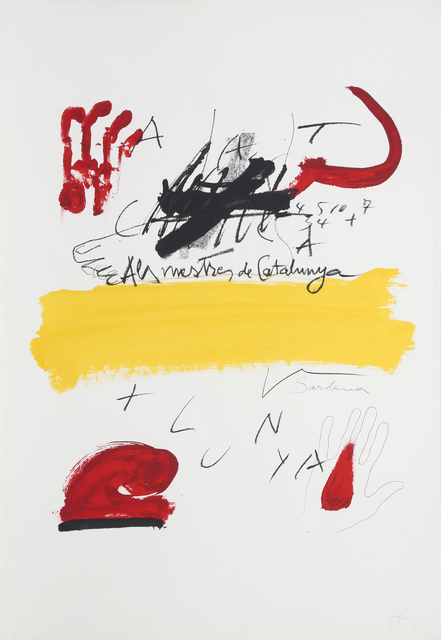 Antoni Tàpies - Auction Results and Sales Data | Artsy