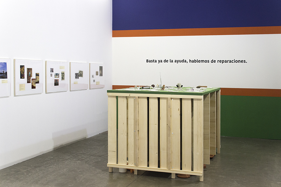 Beto Shwafaty, Hablemos de reparaciones, 2016. Installation view Beto Shwafaty, Hablemos de reparaciones, 2016. Installation view