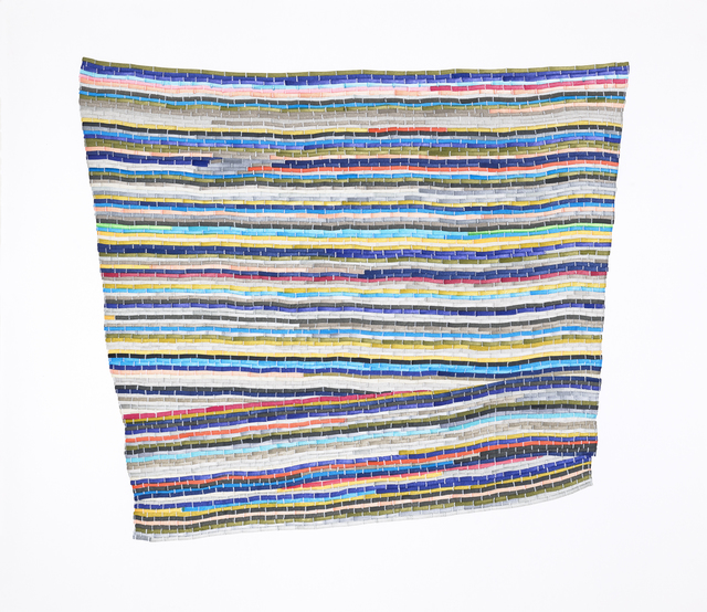 Carly Glovinski, ‘The Second Blue Multi Rag Rug’, 2017, Morgan Lehman Gallery