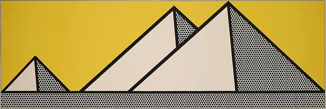 Roy Lichtenstein, ‘Pyramids’, 1969, Print, Lithograph in colors on Arches, Rago/Wright