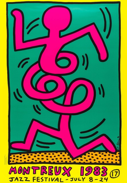 Keith Haring, ‘Montreux Jazz Festival’, 1983, RAW Editions Gallery Auction