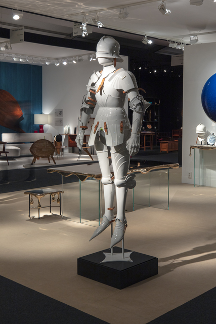 Hans van Houwelingen, ‘Armor II’, 2019, Installation, Porcelain, harnesses, Priveekollektie Contemporary Art | Design
