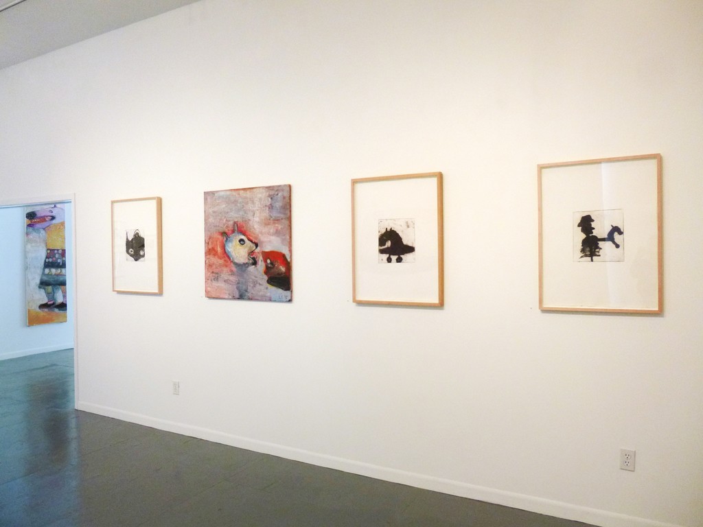 Mono prints by Livia Stein in the gallery. Mono prints by Livia Stein in the gallery.
