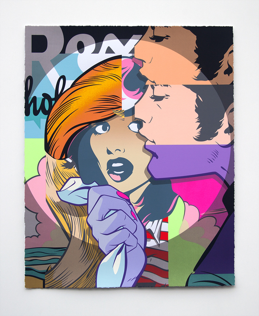POSE, ‘COUPLES THERAPY 3’, 2017, Print, 19 Color Hand-Pulled Screen Print on Mohawk Superfine UltraWhite, 160 lb cover paper with Deckled Edges. , Marcel Katz Art
