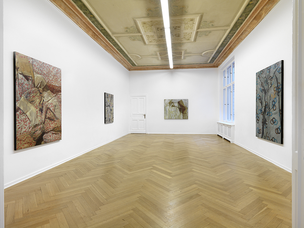 Installation view. Marina Cruz "Mend and Amends", A3, Berlin, Germany. November 25 - December 20, 2016. Photo: Bernd Borchardt Installation view. Marina Cruz "Mend and Amends", A3, Berlin, Germany. November 25 - December 20, 2016. Photo: Bernd Borchardt
