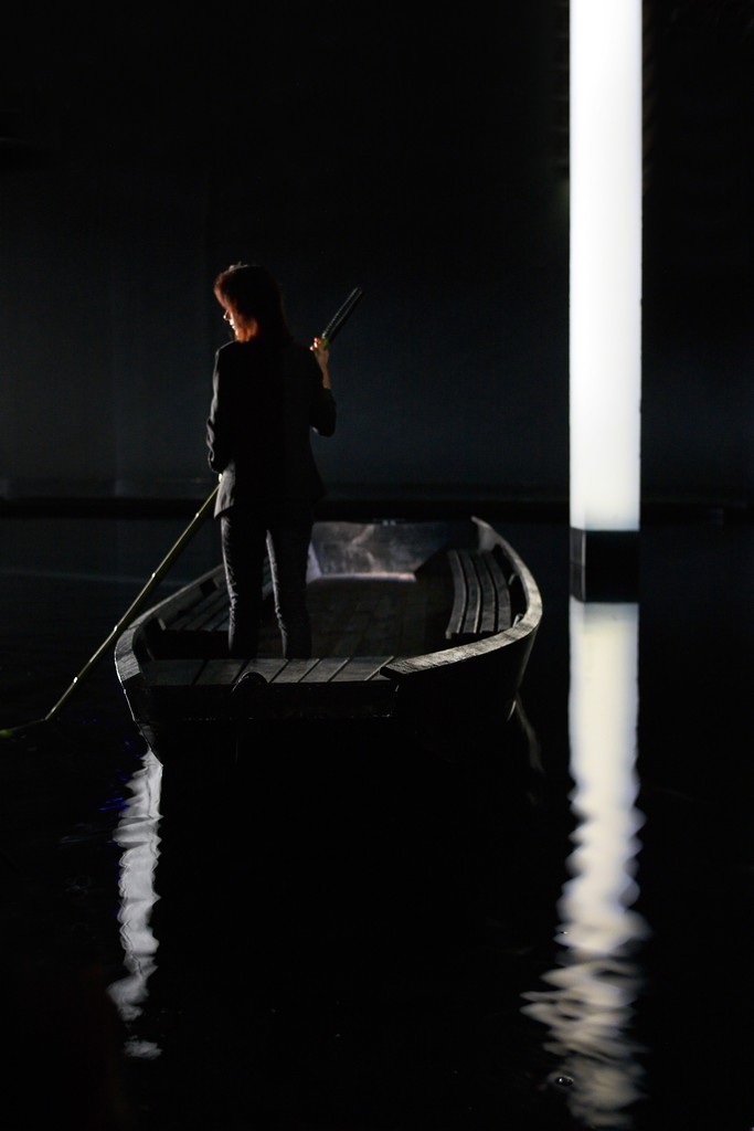 Exhibition view of Céleste Boursier-Mougenot "Acquaalta", Palais de Tokyo (24.06 – 13.09 2015). Photo: Laurent Lecat. Courtesy of the artist and Galerie Xippas, Paris; Paula Cooper Gallery, New York; Galerie Mario Mazzoli, Berlin © ADAGP, Paris 2015 Exhibition view of Céleste Boursier-Mougenot "Acquaalta", Palais de Tokyo (24.06 – 13.09 2015). Photo: Laurent Lecat. Courtesy of the artist and Galerie Xippas, Paris; Paula Cooper Gallery, New York; Galerie Mario Mazzoli, Berlin © ADAGP, Paris 2015
