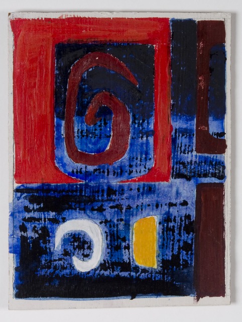 John Piper, ‘Design for the North Thames Gas Board glass fibre panels 5’, 1962, The Fine Art Society