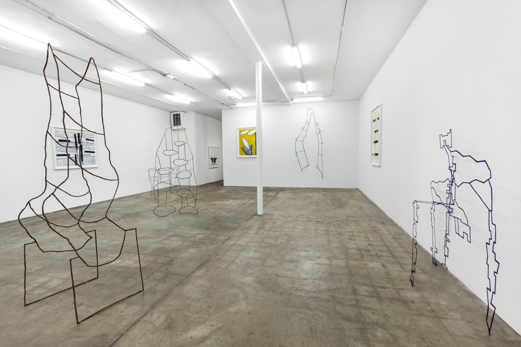 Dominique Labauvie, Material Catch, Installation view Dominique Labauvie, Material Catch, Installation view