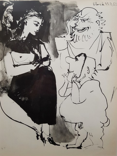 Pablo Picasso, ‘La Comedie Humaine’, 1954, Print, Heliogravure, Graves International Art