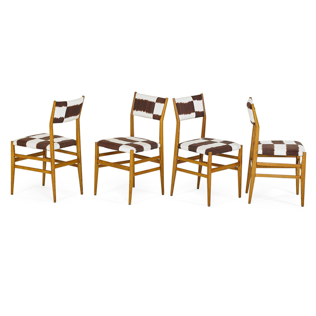 Gio Ponti, ‘Four Leggera Chairs, Italy’, 1950s, Rago/Wright