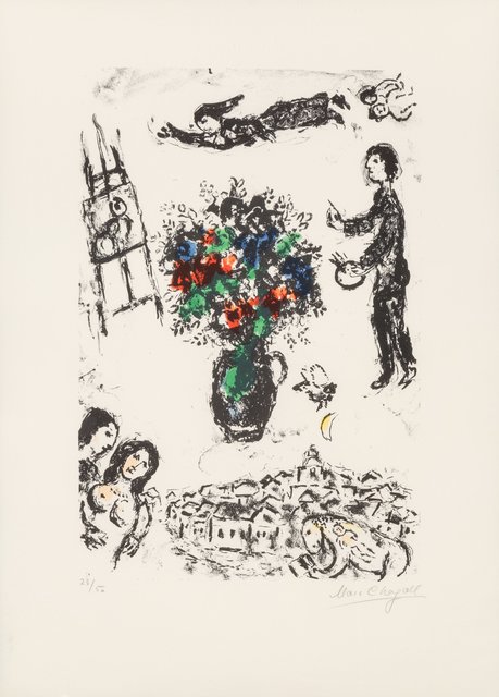 Marc Chagall, ‘Bouquet sur la ville’, 1983, Heritage Auctions