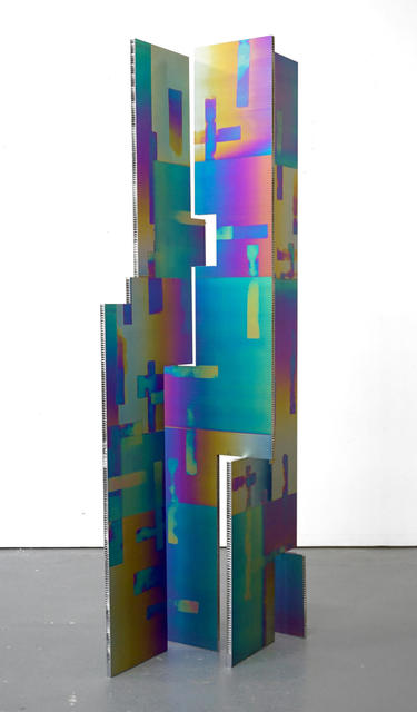 Mark Hagen, ‘To Be Titled (Additive and Subtractive Sculpture, Titanium Screen, Panels 2, 3, 4, 5)’, 2015, Almine Rech