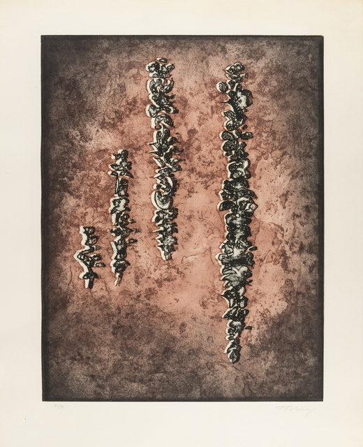 Mark Tobey, ‘They've Come Back II’, 1971, Print, Etching with aquatint printed in colours, on laid paper, Forum Auctions