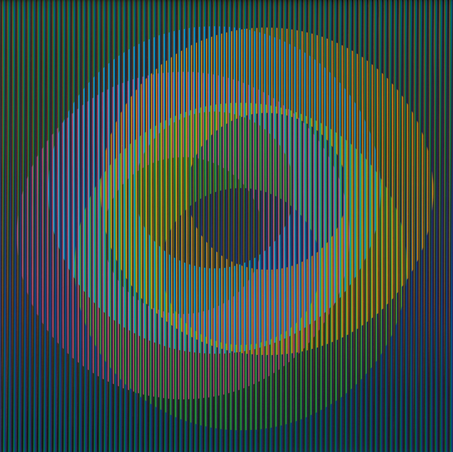 Carlos Cruz-Diez, ‘Physichromie 1498’, 2007, Mixed Media, Chromography on aluminum and plastic inserts, Dep Art Gallery