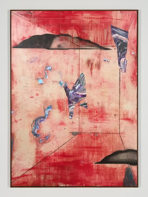 Benoît Maire, ‘Peinture de nuages’, 2018, Painting, Oil and spray painting on canvas, Galerie Nathalie Obadia