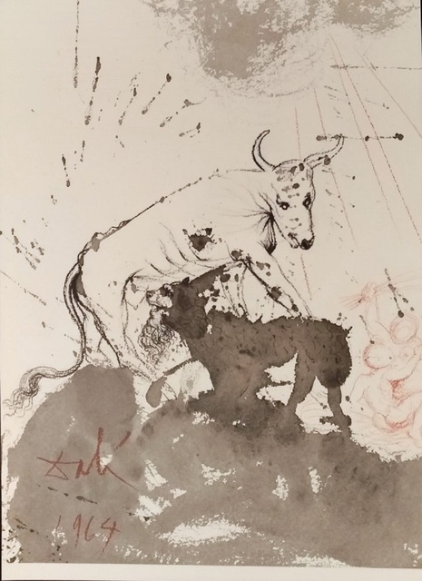 Salvador Dalí, ‘Leo quasi Bos comedens paleas - From "Biblia Sacra" ’, 1964, Wallector