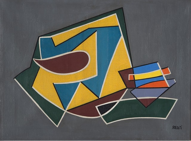 Atanasio Soldati, ‘Quello che mi pare’, 1950, Painting, Oil on canvas, Finarte