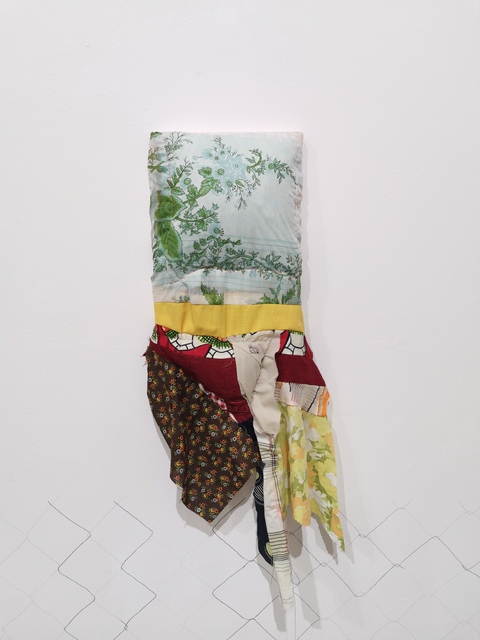 T.J. Dedeaux-Norris, ‘Beloved’, 2019, Mixed Media, Reclaimed fabric on stretcher, Mimmo Scognamiglio / Placido