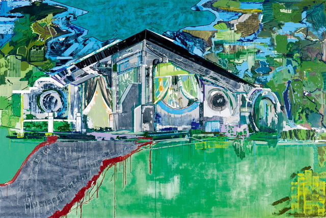 Jin Jinghong 金景鸿, ‘ Courtyard’, 2018, Painting, Acrylic on Canvas, Asia Art Center
