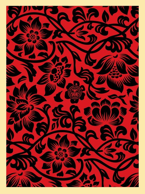 Shepard Fairey, ‘Floral Takeover’, ca. 2018, AYNAC Gallery