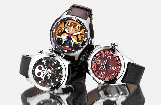 Corum, ‘A lot of three limited edition stainless steel “bubble” watches each with warranty, certificate and presentation box’, The first circa 2002, the second circa 2003, and third circa 2004, Phillips