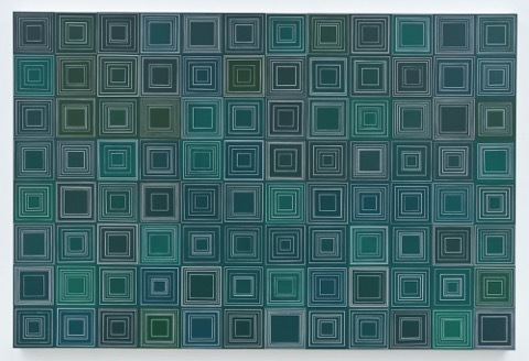 Yong Sin, ‘Square No. 513’, 2013, Painting, Acrylic on paper over panel, Timothy Yarger Fine Art