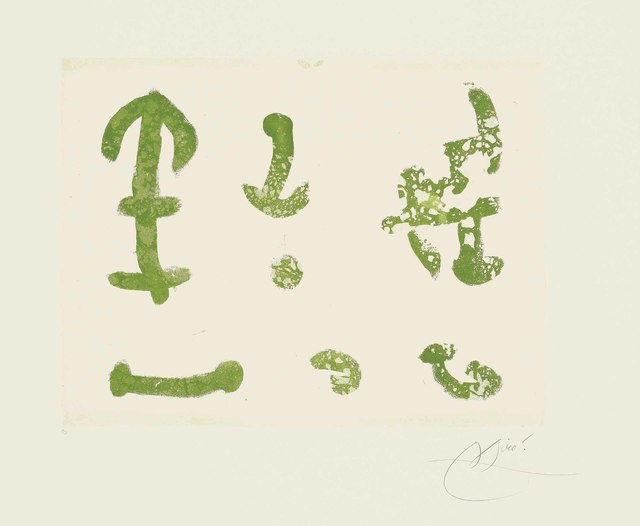 Joan Miró, ‘Plate 31 from: Càntic del Sol’, 1975, Christie's