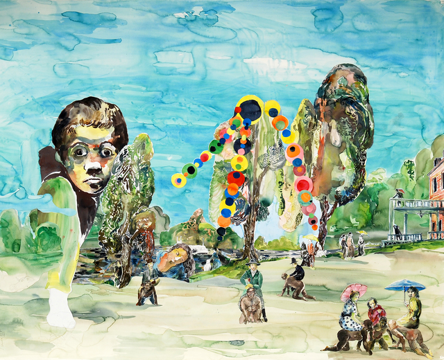 Santi Moix, ‘A party in the Grangerford’, 2011, Matthew Liu Fine Arts