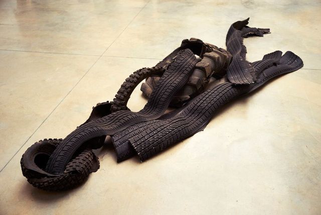Huma Bhabha, ‘Atlas (Installation view)’, 2015, 56th Venice Biennale