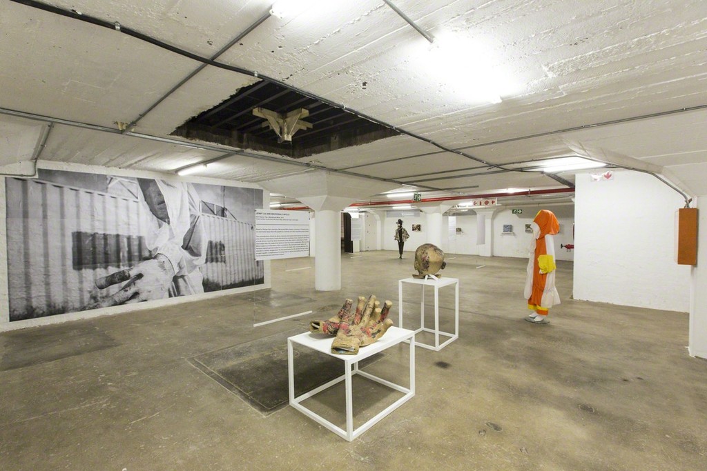 The Project Space at MOAD displaying a previous exhibition. The Project Space at MOAD displaying a previous exhibition.