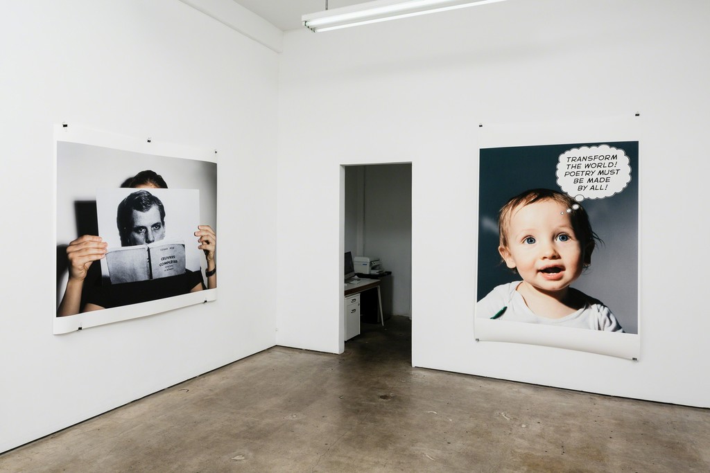 Aura Rosenberg installation view "Who Am I? What Am I? Where Am I? at Meliksetian | Briggs, Los Angeles Aura Rosenberg installation view "Who Am I? What Am I? Where Am I? at Meliksetian | Briggs, Los Angeles
