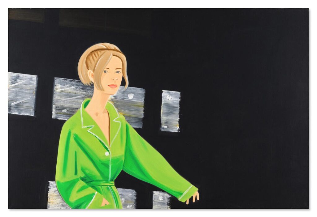 Alex Katz - Yvonne in Green