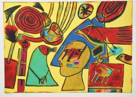 Guillaume Corneille, ‘ La conversation’, ca. 1970, Le Coin des Arts