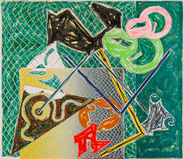 Frank Stella, ‘Shards V’, 1982, Print, Mixed media, Christopher-Clark Fine Art