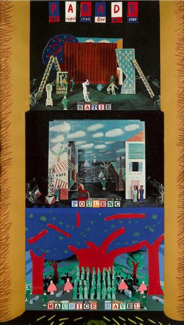 David Hockney, ‘A french triple bill’, 1982, Kunzt Gallery