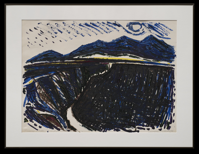 Lawrence Calcagno, ‘Gorge Taos’, 1975, Drawing, Collage or other Work on Paper, Acrylic on paper, 203 Fine Art