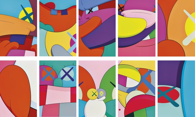 KAWS, ‘No Reply (Complete portfolio of 10 screenprints)’, 2015, Print, Screenprints in colors on paper, Zeit Contemporary Art